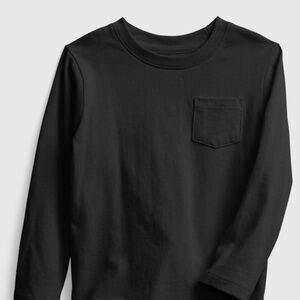 Gap Kids Boys black pocket long sleeve shirt, new with tags